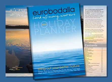 Eurobodalla Holiday Planner regional brochure