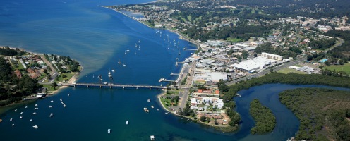 Batemans Bay, the ideal town for fishing,boating and getting back to nature,