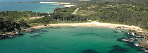 Eurobodalla National Park coastal aerial